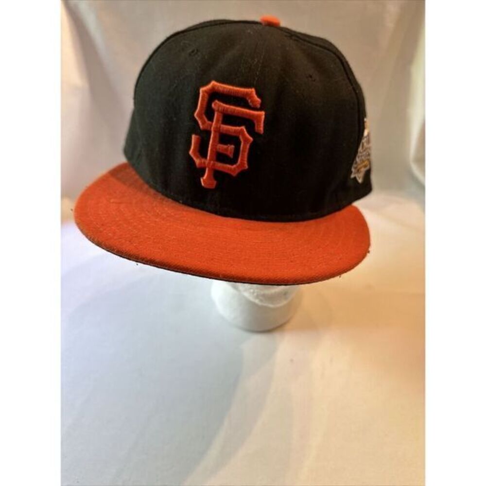 New Era San Francisco Giants 2010 World Series 59Fifty Fitted Hat Size 7 7/8 Cap